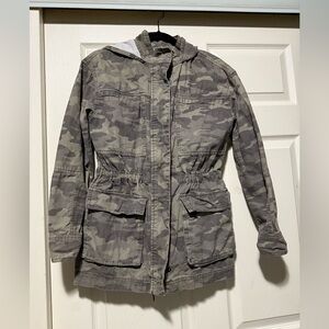 Universal Thread Camouflage Varsity Jacket